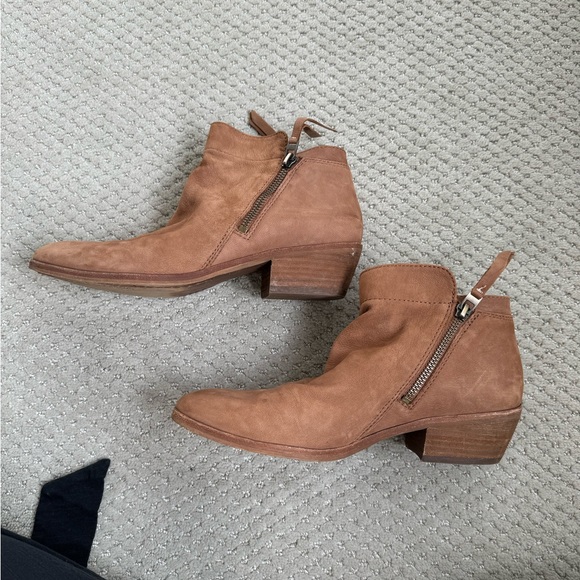 Sam Edelman Tan Slouch Ankle boots 8.5 - Picture 6 of 8